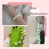 1 Set 26Pcs Green Round with Letter Silicone Beads ST-CJ0041-014-7