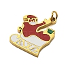 Christmas Theme Ion Plating(IP) 304 Stainless Steel Pendants STAS-O005-01I-G-2