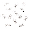 Breast Cancer Awareness Ribbon Carved Word Hope Tibetan Style Alloy Message Pendants TIBEP-TAG0001-02-2