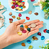 70Pcs 7 Colors Spray Painted Natural Akoya Shell Pendants BSHE-TA0001-03-6