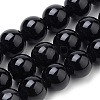 Natural Black Onyx Beads Strands G-S259-19-8mm-1