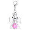 Alloy Angel Pendant Decorations KEYC-PW0009-04B-1