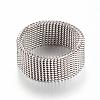 Tarnish Resistant 304 Stainless Steel Finger Rings MAK-R010-17mm-2