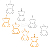 201 Stainless Steel Pendants STAS-UN0019-55-1