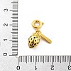 Brass Enamel Fruits Pendant Decoration HJEW-P020-01B-G-3