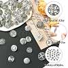 50Pcs 10 Styles Alloy Shank Buttons BUTT-CJ0001-09-3