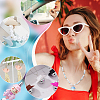 60Pcs 10 Colors UV Plating Opaque Acrylic Beads FIND-PH0026-82-5