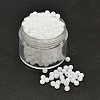 Round Opaque Acrylic Spacer Beads MACR-I036-4mm-06-1