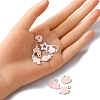 10Pcs 10 Style Spray Painted Alloy Enamel Pendants ENAM-YW0002-64-4