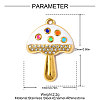 304 Stainless Steel Enamel Pendants STAS-OY008-80G-2