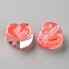 Transparent Enamel Acrylic Beads TACR-S155-004A-2