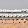 Baking Paint Pearlized Glass Pearl Bead Strands HY-T002-01B-02-4