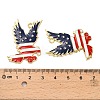 Independence Day Alloy Enamel Pendants ENAM-G229-06G-01-3