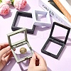 8Pcs 4 Styles Square Transparent PE Thin Film Suspension Jewelry Display Box CON-YW0001-98-3