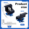 20Pcs Aluminium Alloy DIN Rail Mounting Bracket TOOL-DL0001-04-2