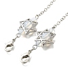 Round Mixed Gemstone Dowsing Pendulums G-M447-07P-4