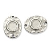 Non-Tarnish 304 Stainless Steel Cabochon Connector Settings LS-STAS-P279-05P-1