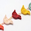 Bird Synthetic Turquoise Bead X-G-M150-25-1