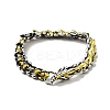 Men's Alloy Dragon Wrap Chain Bracelet LS-BJEW-A129-01-1