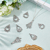 8Pcs 4 Styles 304 Stainless Steel Chandelier Component Links STAS-BBC0007-61-3