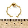 316 Stainless Steel with Natural Mixed Gemstone Cuff Rings RJEW-Z098-01G-03-5