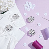 24Pcs 2 Style Alloy Rhinestone Cufflinks DIY-NB0013-81-4