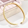 304 Stainless Steel Watch Band Bangles for Women BJEW-Z092-03G-4