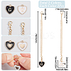 2 Sets Alloy Enamel Cup Pendant Decorations HJEW-SC0001-56G-2