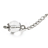Natural Amethyst Dowsing Pendulum Big Pendants G-H293-01AS-07-3