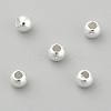 PVD Vacuum Plating Brass Round Spacer Beads X-KK-I601-3mm-S-RS-3