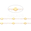 Handmade CCB Plastic Imitation Pearl Beaded Chains CHC-I038-23G-2