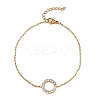 Ring PVD Vacuum Plating 304 Stainless Steel Crystal Rhinestone Pendant Necklaces & Bracelets & Stud Earrings Sets for Women SJEW-C004-09G-01-3