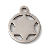 Non-Tarnish Christmas 201 Stainless Steel Charms STAS-D053-05P-1