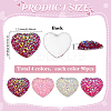 360Pcs 4 Colors Resin Cabochons FIND-PH0029-35-2