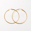 Ion Plating(IP) 304 Stainless Steel Hoop Earrings LS-EJEW-N0016-11G-I-1