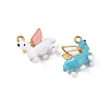 304 Stainless Steel Enamel Pendants STAS-P396-22G-M-2