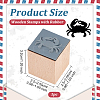 Wooden Stamps with Rubber DIY-WH0002-65H-2