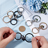 6Pcs 3 Colors Alloy Keychain Clasps FIND-SC0014-43-3