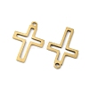 Hollow 201 Stainless Steel Laser Cut Pendants STAS-P428-11G-2