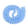 Transparent Glass Imitation Cat Eye Beads Strands GLAA-Q110-01C-05-2