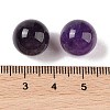 Natural Amethyst No Hole Sphere Beads G-K353-04B-03-3