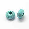 Synthetic Turquoise European Large Hole Beads LS-X-G-Q442-15-2