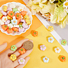120Pcs 6 Colors Opaque Resin Decoden Cabochons CRES-SC0002-95-3