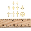 60Pcs 10 Styles 201 and 304 Stainless Steel Pendants STAS-FS0001-90-5