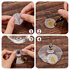 24Pcs Transparent Blank Acrylic Wine Glass Charms AJEW-AB00074-5