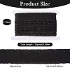 10 Yards Polyester Ruffled Lace Ribbon DIY-CY0001-23B-2