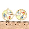 Rack Plating Alloy Pendants FIND-M020-06G-01-3