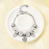 Alloy European Beads Charm Bracelets BJEW-F495-15P-1