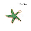 Alloy Enamel Pendants ENAM-TAC0001-36LG-03-1
