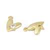 Rack Plating Brass Micro Pave Cubic Zirconia Charms KK-C082-08G-2